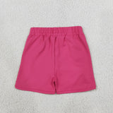 GLS0106 Girls stripe rose zipper long sleeve shorts Outfits yoga