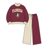 custom style MOQ 3 per style Baby girls boys FLORIDA  team outfits