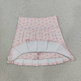 GLK0305 Girls pink bow Skirt yoga
