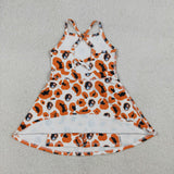 Matching Baby girls team leopard slip dress yoga