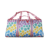High quality smile print women's duffel bag