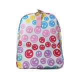 High quality smile print women's duffel bag