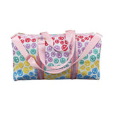 High quality smile print women's duffel bag
