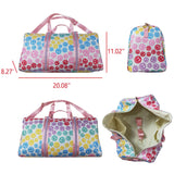 High quality smile print women's duffel bag