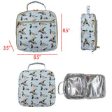 USA BA0227 blue mallard ducks Lunch Box