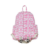 BA0285 pink bow zipper schoolbag