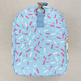 USA BA0286 blue bows Duffle Bag 18.5x11.2x7.9 inches