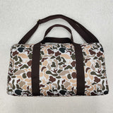 USA  BA0287 brown camo Duffle Bag 18.5x11.2x7.9 inches