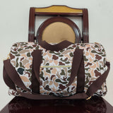 BA0287 brown camo Duffle Bag 18.5x11.2x7.9 inches