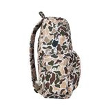 USA BA0288 brown camo zipper schoolbag