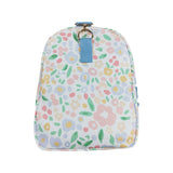 BA0292 blue flower floral handBag 18.5x11.2x7.9 inches