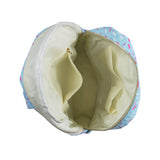 7.24 USA BA0297 blue ice cream  zipper schoolbag