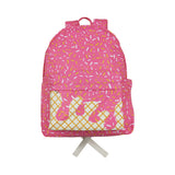 BA0300 ice cream pink zipper backpack