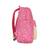 BA0300 ice cream pink zipper backpack