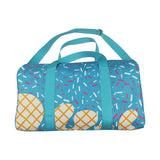 BA0304  Ice Cream blue duffel bag