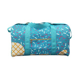 BA0304  Ice Cream blue duffel bag