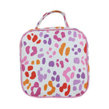 BA0309 baby leopard rose floral Lunch Box