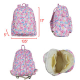 BA0319 Girls tips bow zipper schoolbag