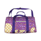 BA0321 purple icecream Duffle Bag 18.5x11.2x7.9 inches