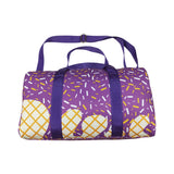 BA0321 purple icecream Duffle Bag 18.5x11.2x7.9 inches