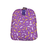 7.24 USA BA0321 purple icecream Duffle Bag 18.5x11.2x7.9 inches