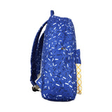BA0340 blue Fireworks waffles zipper schoolbag