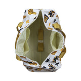 BA0370 CHEER yellow zipper bag 18.5x11.2x7.9 inches