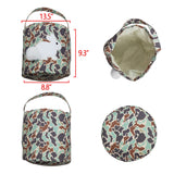 BA0387 Easter bunny camo handbag