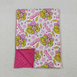 BL0067--HOWDY  pink blanket