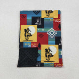 BL0078--westerng cowboys  blanket
