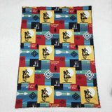 BL0078--westerng cowboys  blanket
