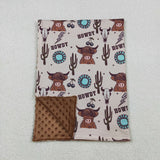 BL0153 western TURQUOISE Blankets 29x43 inches