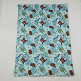 BL0175 western cactus Blankets 29x43 inches