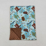 BL0175 western cactus Blankets 29x43 inches