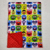 BL0196 Baby  cartoon colorful checked Blankets