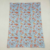 BL0214 Baby blue boot Blankets