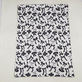 USA BL0217 Baby black bow Blankets