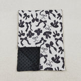 USA BL0217 Baby black bow Blankets
