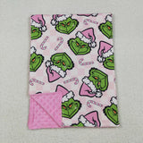 BL0225  baby blanket cartoon print baby girl christmas blanket