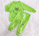 Cartoon green pajamas