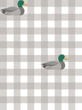 4.16 Pre-order BLP1424 boys duck blue long sleeve checkered  pant outfits