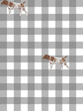 4.16 Pre-order BLP1428 boys puppy long sleeve checkered pant outfits