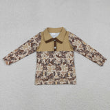BT1338toddler boy clothes aztec boys western winter top12/18M-7/8T