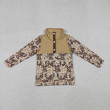 BT1338toddler boy clothes aztec boys western winter top12/18M-7/8T