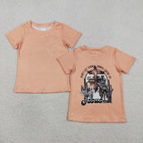 BT1618   toddler boy clothes cowboy boy easter summer  top shirt