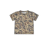 1.20 Pre-order sample BT1714 baby boys camo short sleeve shirt top