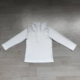 Sample BT1878 baby boys blue stripe zipper long sleeve pullover
