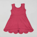 GSD2352 girls sleeveless rose Dress yoga
