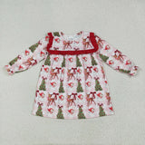 Matching kids Christmas trees deers  long sleeve clothing