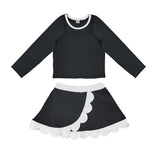 Preorder MOQ 5 pcs Each Style girls Kids long sleeves skirts outfits yoga